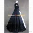 Old West Saloon Girls Period Dress Gothic Ball Gown Black Dress