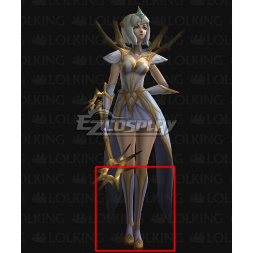 League of Legends LOL Elementalist Lux Golden Cosplay Shoes