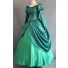 The Little Mermaid Princess Ariel Green Dress Cosplay Costume