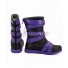 Donten Ni Warau Shirasu Kinjou Black Purple Shoes Cosplay Boots