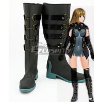 God Eater 2 Protagonist Female Black Shoes Cosplay Boots