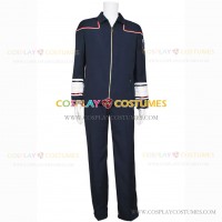 Admiral Costume for Star Trek Enterprise Cosplay Blue Uniform