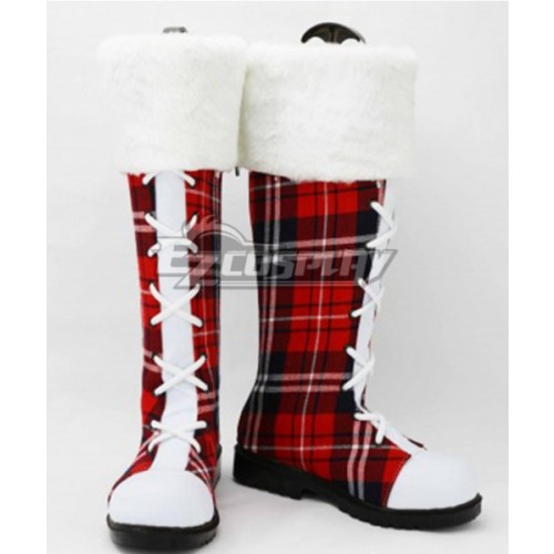 LoveLive! Love Live Christmas Boots Cosplay Red Shoes Version C