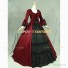 Herrlich Victorian Fancy Prom Stage Wedding Formal Dress Burgundy