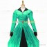 Retro Victorian Classic Turtle Neck Stage Green Long Dress Ball Gown