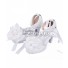 Sword Art Online Asada Shino Wedding White Cosplay Shoes