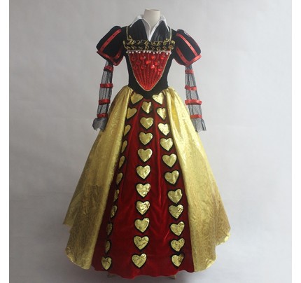 Alice In Wonderland Red Queen Cosplay Costume