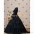 Victorian Lolita Vintage Ball Gown Prom Little Women Royal Dress Black