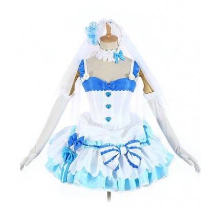 Re Zero − Starting Life In Another World Rem Wedding Dress Cosplay Costume
