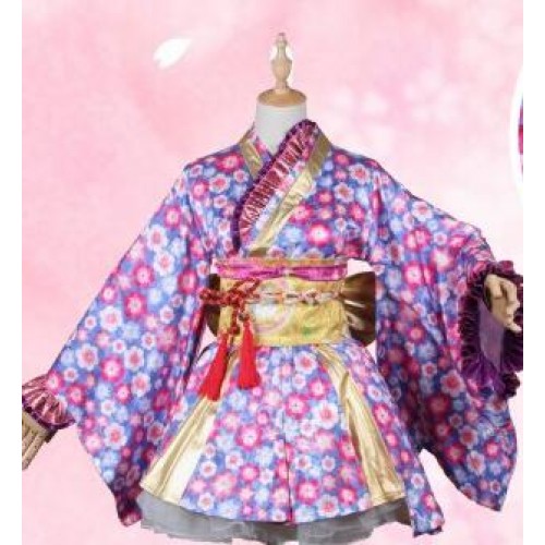 Love Live Kaguya No Shiro De Odoritai Eli Ayase Kimono Cosplay Costume