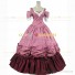 Alice in Wonderland Country Lolita Floral Dress Ball Gown Cherry Red