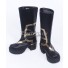 Fate Grand Order FGO Caster Merlin Black Golden Shoes Cosplay Boots