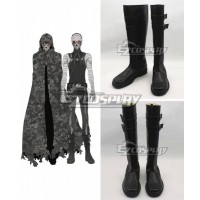 Sword Art Online Gun Gale Online SAO GGO Death Gun Black Shoes Cosplay Boots