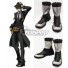 BlazBlue Hazama Black Cosplay Shoes Boots