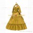 Medieval Renaissance Lolita Princess Ruffled Yellow Ball Gown Dress