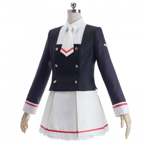 Cardcaptor Sakura Clear Card Sakura Kinomoto School Uniform Cosplay Costume
