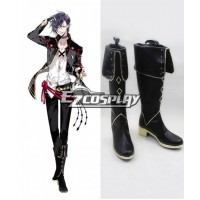 Touken Ranbu Akashi Kuniyuki Black Cosplay Shoes