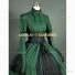 Gothic Steampunk Medieval Fantasy Theatrical Premium Quality Costume Dress Olive Green