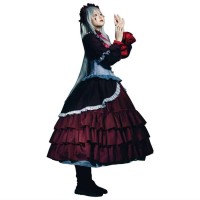 Virtual YouTuber Porcelain Maid FoxyJoel Cosplay Costume