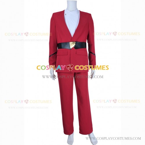 Captain James Kirk Costume for Star Trek Cosplay Red Uniform