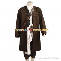 Jack Sparrow Cosplay Costume From Pirates Of The Caribbean