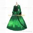 Marie Antoinette Renaissance Period Reenactment Green Lace Dress Ball Gown