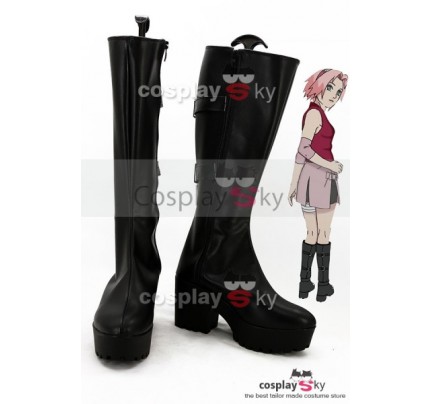 Naruto Haruno Sakura Boots Cosplay Shoes