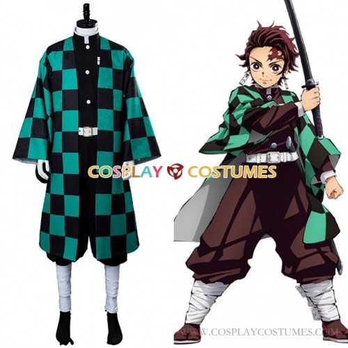 Cosplay Kamado Tanjiro Costume From Demon Slayer Kimetsu no Yaiba