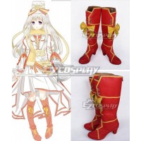 Axis Powers Hetalia Russia Anya Braginskaya Red Shoes Cosplay Boots