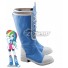 My Little Pony Equestria Girls Rainbow Dash Blue Shoes Cosplay Boots