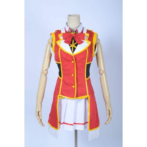 Love Live SR Card Nozomi Tojo Red Cosplay Costume