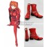 EVA Neon Genesis Evangelion Asuka Langley Sohryu Red Black Cosplay Shoes