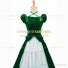 Vintage Gothic Lolita Victorian Rococo Green Evening Ball Gown Dress