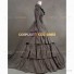 Victorian Lolita Vintage Ball Gown Prom Little Women Royal Dress Grey