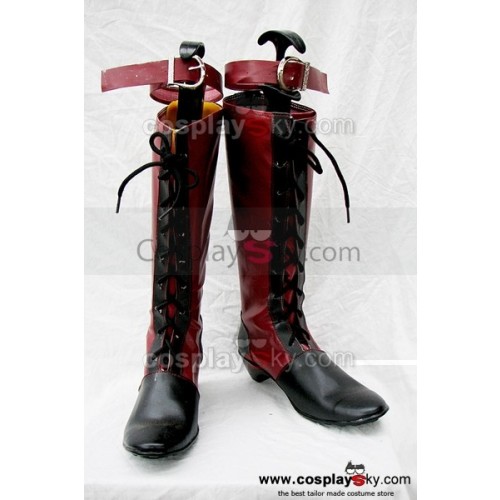 Black Butler Ciel Cosplay Boots Red Custom Made