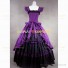 Antique Victorian Fairytale Gown Fancy Dress Stage Dress Purple