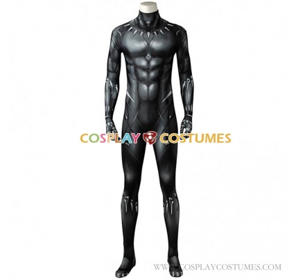 3D Printed Cosplay Costume Black Panther From Movie T'Challa 