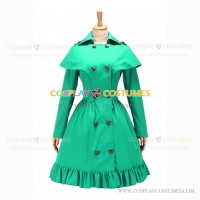 Classic Victorian Gothic Cape Coat Reenactment Green Dress