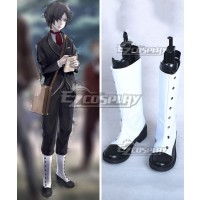 The Empire of Corpses Friday Noble Savage 007 White Shoes Cosplay Boots