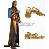 Marvel Thor: Ragnarok Grandmaster Golden Cosplay Shoes