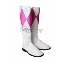 Mighty Morphin' Power Rangers Mei Ptera Ranger Shoes Cosplay Boots