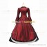 Victorian Punk Lolita Pagoda Sleeves Ball Gown Red Dress