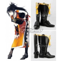 Fire Emblem Fates if Oboro Black Shoes Cosplay Boots