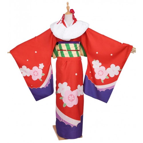 Miss Kobayashis Dragon Maid Tohru Kimono Cosplay Costume