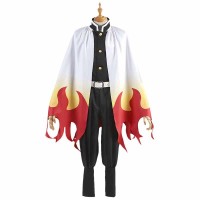 Demon Slayer: Kimetsu No Yaiba Kyojuro Rengoku Cosplay Costume