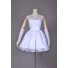 Love Live Bibi Maki Nishikino White Party Dress Cosplay Costume