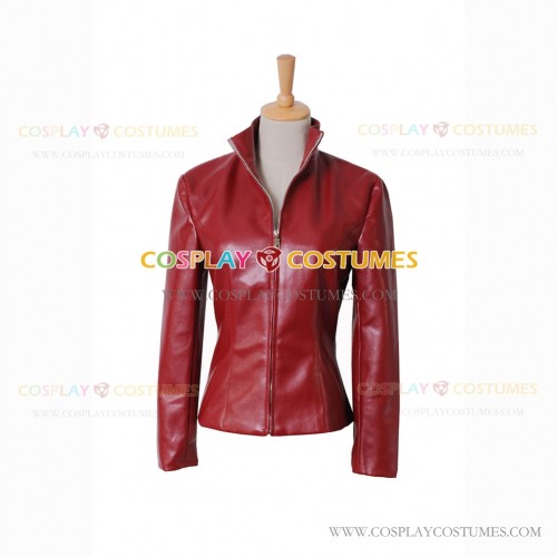 Doctor Who Cosplay Costume Red Leather Jacket