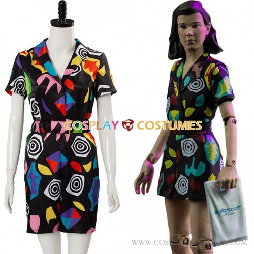 Cosplay Costume From Stranger Things 3 Eleven Romper