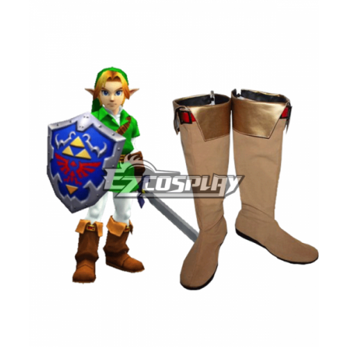 The Legend of Zelda Zeruda no Densetsu Link Boots Cosplay Shoes