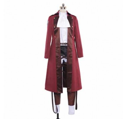 Attack On Titan Rivaille Levi Cosplay Costume Full Set